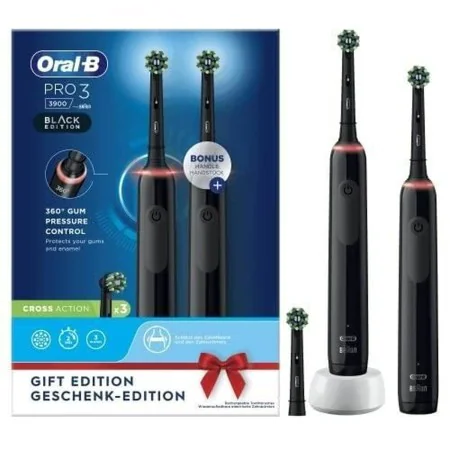 Elektrische Zahnbürste Oral-B Pro 3 3900 von Oral-B, Elektrische Zahnbürsten und Zubehör - Ref: S7197545, Preis: 131,36 €, Ra...