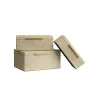 Juego de Cajas Decorativas Romimex Blanco (3 Piezas) de Romimex, Cajas - Ref: D1620112, Precio: 84,35 €, Descuento: %