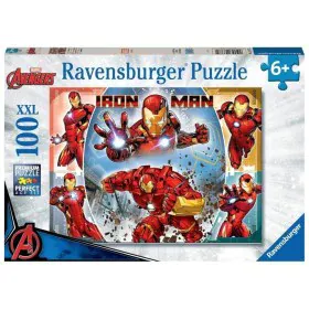 Puzzle Ravensburger Iron Man 100 Pièces de Ravensburger, Puzzles classiques - Réf : S7198013, Prix : 28,46 €, Remise : %