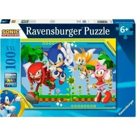 Puzzle Ravensburger Sonic 100 Pieces by Ravensburger, Jigsaws - Ref: S7198014, Price: 28,46 €, Discount: %