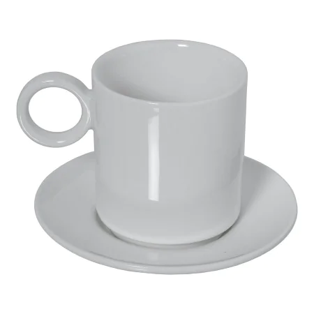 Juego de 6 Tazas de Café Alexandra House Living Porcelana 200 ml de Alexandra House Living, Tazas - Ref: D1620545, Precio: 35...