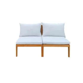 Gartenbank Alma Braun Grau Akazienholz 124 x 70 x 77,5 cm von BigBuy Home, Sofas - Ref: S7198732, Preis: 164,92 €, Rabatt: %