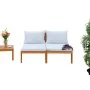 Gartenbank Alma Braun Grau Akazienholz 124 x 70 x 77,5 cm von BigBuy Home, Sofas - Ref: S7198732, Preis: 178,11 €, Rabatt: %