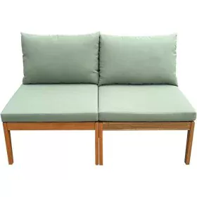 Garden sofa Alma Brown Green Acacia 124 x 70 x 77,5 cm by BigBuy Home, Sofas - Ref: S7198733, Price: 177,87 €, Discount: %