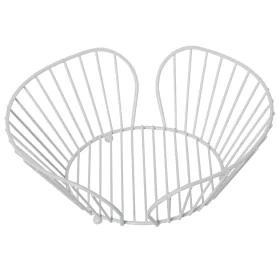 Fruteira Alexandra House Living Branco Metal 28 x 26 x 10 cm de Alexandra House Living, Travessas e taças - Ref: D1620727, Pr...