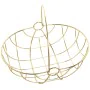 Fruit Bowl Alexandra House Living Golden Metal 29 x 22 x 12/24,5 cm by Alexandra House Living, Bowls and large cups - Ref: D1...