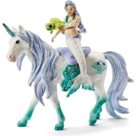 Figurine Schleich 42509 Mermaid on sea unicorn Plastique de Schleich, Animaux - Réf : S7198895, Prix : 36,91 €, Remise : %