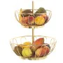 Coupe à fruits Alexandra House Living Doré Métal 28 x 42 cm de Alexandra House Living, Plats et plateaux - Réf : D1620745, Pr...