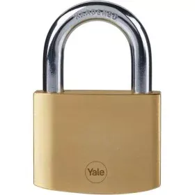 Key padlock Yale Brass Rectangular by Yale, Keyed Padlocks - Ref: S7198988, Price: 33,80 €, Discount: %