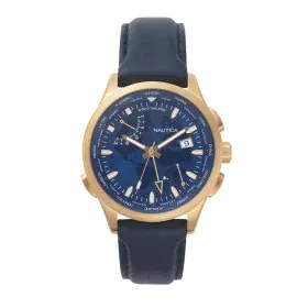 Relógio masculino Nautica SHANGHAI - WORLDTIMER (Ø 44 mm) de Nautica, Relógios com braselete - Ref: S7200743, Preço: 163,98 €...