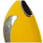 Vaso Alexandra House Living Amarelo Prateado Cerâmica 8 x 17 x 27 cm de Alexandra House Living, Jarrões - Ref: D1620797, Preç...