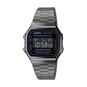 Orologio Uomo Casio A168WEGG-1BEF Nero Argentato (Ø 36 mm) (Ø 38 mm) di Casio, Orologi da polso - Rif: S7201419, Prezzo: 78,5...