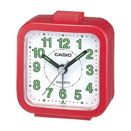 Reloj Despertador Casio TQ-141-4E Rojo de Casio, Despertadores - Ref: S7201435, Precio: 36,58 €, Descuento: %