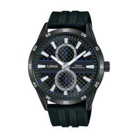 Relógio masculino Lorus SPORTS Preto (Ø 40 mm) de Lorus, Relógios com braselete - Ref: S7202207, Preço: 115,62 €, Desconto: %