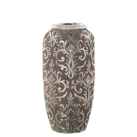 Vaso Alexandra House Living Prateado Cerâmica 14 x 28 cm de Alexandra House Living, Jarrões - Ref: D1620837, Preço: 25,53 €, ...