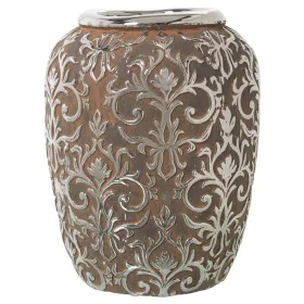 Vase Alexandra House Living Silberfarben aus Keramik Antiker Finish 27 x 27 x 36 cm von Alexandra House Living, Vasen - Ref: ...