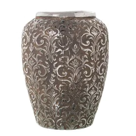 Vase Alexandra House Living Argenté Céramique Finition vieillie 21 x 22 x 28 cm de Alexandra House Living, Vases - Réf : D162...