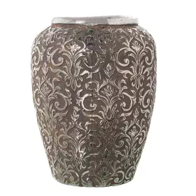 Vase Alexandra House Living Silberfarben aus Keramik Antiker Finish 21 x 22 x 28 cm von Alexandra House Living, Vasen - Ref: ...