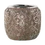 Vaso Alexandra House Living Argentato Ceramica Finitura invecchiata 27 x 27 x 25 cm di Alexandra House Living, Vasi - Rif: D1...