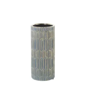 Vaso Alexandra House Living Cinzento Cerâmica 12 x 26 cm de Alexandra House Living, Jarrões - Ref: D1620843, Preço: 17,15 €, ...