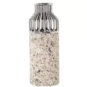 Vase Alexandra House Living Silver Granite Ceramic 12 x 12 x 32 cm by Alexandra House Living, Vases - Ref: D1620848, Price: 3...