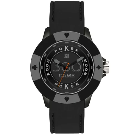 Montre Unisexe Light Time POKER (Ø 41 mm) de Light Time, Montres bracelet - Réf : S7203696, Prix : 55,82 €, Remise : %