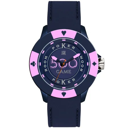 Relógio unissexo Light Time POKER (Ø 41 mm) de Light Time, Relógios com braselete - Ref: S7203699, Preço: 55,82 €, Desconto: %