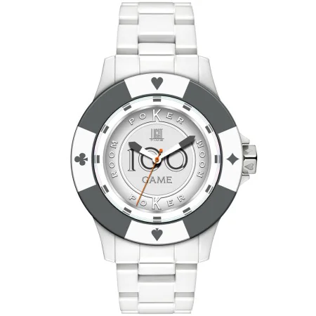 Montre Unisexe Light Time POKER (Ø 41 mm) de Light Time, Montres bracelet - Réf : S7203703, Prix : 55,82 €, Remise : %