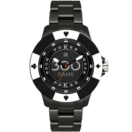 Montre Unisexe Light Time POKER (Ø 41 mm) de Light Time, Montres bracelet - Réf : S7203705, Prix : 55,68 €, Remise : %