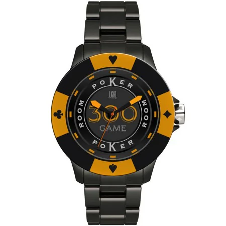 Montre Unisexe Light Time POKER (Ø 41 mm) de Light Time, Montres bracelet - Réf : S7203707, Prix : 55,82 €, Remise : %