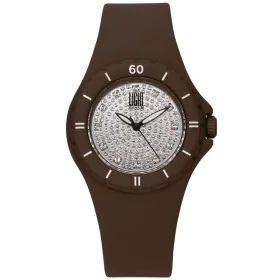 Relógio feminino Light Time SILICON STRASS (Ø 36 mm) de Light Time, Relógios com braselete - Ref: S7203740, Preço: 59,63 €, D...