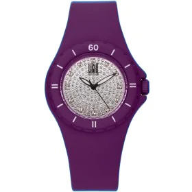 Relógio feminino Light Time SILICON STRASS (Ø 36 mm) de Light Time, Relógios com braselete - Ref: S7203741, Preço: 59,63 €, D...