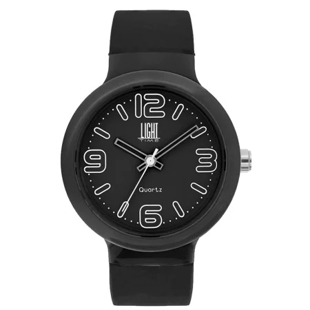 Relógio unissexo Light Time EUROPE Preto (Ø 40 mm) de Light Time, Relógios com braselete - Ref: S7203758, Preço: 39,14 €, Des...