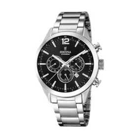 Relógio masculino Festina F20343/8 Preto Prateado de Festina, Relógios com braselete - Ref: S7204161, Preço: 141,28 €, Descon...