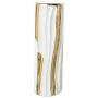 Vase Alexandra House Living White Golden Ceramic 11 x 11 x 33 cm by Alexandra House Living, Vases - Ref: D1620893, Price: 26,...