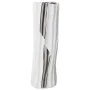 Vase Alexandra House Living White Silver Ceramic 11 x 10 x 33 cm by Alexandra House Living, Vases - Ref: D1620896, Price: 28,...