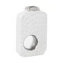 Vaso Alexandra House Living Bianco Argentato Ceramica 8 x 18 x 27 cm di Alexandra House Living, Vasi - Rif: D1620916, Prezzo:...