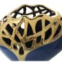 Vase Alexandra House Living Golden Dark blue Ceramic 10 x 19 x 19 cm by Alexandra House Living, Vases - Ref: D1620919, Price:...