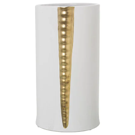 Vase Alexandra House Living Weiß Gold aus Keramik 16 x 16 x 29 cm von Alexandra House Living, Vasen - Ref: D1620925, Preis: 5...