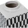 Vaso Alexandra House Living Bianco Nero Ceramica 11 x 11 x 23 cm di Alexandra House Living, Vasi - Rif: D1620931, Prezzo: 49,...