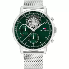 Orologio Uomo Tommy Hilfiger 1692157 Verde Argentato di Tommy Hilfiger, Orologi da polso - Rif: S72099945, Prezzo: 203,12 €, ...