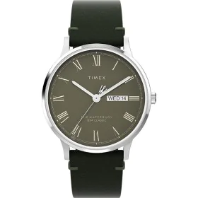 Relógio masculino Timex THE WATERBURY Verde (Ø 40 mm) de Timex, Relógios com braselete - Ref: S72100174, Preço: 120,02 €, Des...