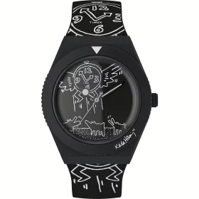 Herrenuhr Timex Q X KEITH HARING SPECIAL EDT. Schwarz (Ø 38 mm) von Timex, Armbanduhren - Ref: S72100176, Preis: 180,87 €, Ra...