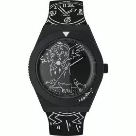 Reloj Hombre Timex Q X KEITH HARING SPECIAL EDT. Negro (Ø 38 mm) de Timex, Relojes de pulsera - Ref: S72100176, Precio: 195,3...