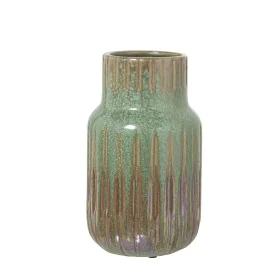 Vase Alexandra House Living Marron Vert Céramique 13 x 13 x 24 cm de Alexandra House Living, Vases - Réf : D1620940, Prix : 3...