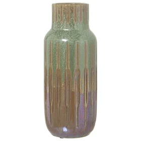 Vase Alexandra House Living Brown Green Ceramic 12 x 12 x 31 cm by Alexandra House Living, Vases - Ref: D1620941, Price: 45,0...