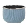 Planter Alexandra House Living Blue Silver Ceramic 18 x 18 x 11 cm by Alexandra House Living, Cachepots - Ref: D1620942, Pric...