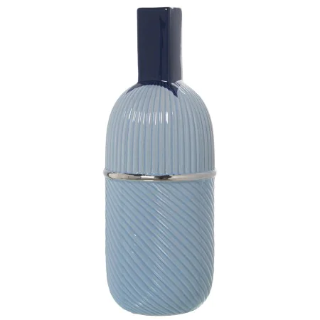 Vase Alexandra House Living Blau aus Keramik 12 x 14 x 34 cm von Alexandra House Living, Vasen - Ref: D1620944, Preis: 56,31 ...