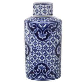 Vaso Alexandra House Living Azzurro Bianco Ceramica 15 x 30 cm di Alexandra House Living, Vasi - Rif: D1620957, Prezzo: 56,36...