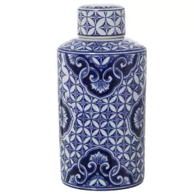 Potiche Alexandra House Living Bleu Blanc Céramique 15 x 30 cm de Alexandra House Living, Vases - Réf : D1620957, Prix : 56,3...